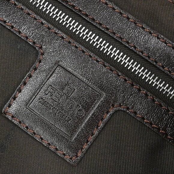 Fendi Brown Canvas Zucca Mamma Baguette Handbag 2308-26325-008 155331 - Picture 10 of 10